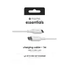 mophie essentials įkrovimo kabeliai | 1 m USB kabelis USB 2.0 USB C Baltas