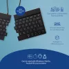 R-Go Tools ergonominė klaviatūra R-Go Split Break su pertraukų programine įranga, ergonominė padalinta klaviatūra, QWERTZ (DE), Bluetooth, juoda