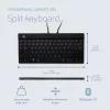 R-Go Tools ergonominė klaviatūra R-Go Split Break su pertraukų programine įranga, ergonominė padalinta klaviatūra, QWERTZ (DE), Bluetooth, juoda