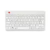 Ergonominė klaviatūra R-Go Tools R-Go Compact Break, kompaktiška klaviatūra su pertraukų programine įranga, QWERTZ (DE), Bluetooth, balta