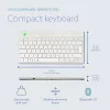 Ergonominė klaviatūra R-Go Tools R-Go Compact Break, kompaktiška klaviatūra su pertraukų programine įranga, QWERTZ (DE), Bluetooth, balta