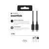 Įkrovimo laidas USB-C į USB-C 1 m — Zagg International mophie essentials, USB 2.0, juodas