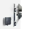 StarTech.com Wall Mount Workstation, VESA Mount For 32 inch Monitors (22lb/10kg), Fully Articulating Single Monitor Mount & klaviatūra Tray w/Desktop Computer/PC Bracket, Standing Desk
