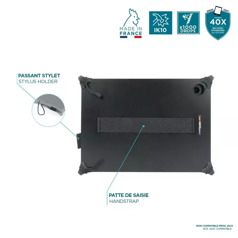 Mobilis Resist 27,9 cm (11 colių) Juodas dėklas Samsung Tab A9+