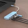 „j5create“ ekologiškas USB-C į 4 prievadų Type-C ir Type-A Gen 2 šakotuvas