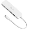 j5create ekologiškas USB-C į 4 prievadų Type-C ir Type-A Gen 2 šakotuvas