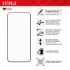 Displex Full Cover Screen Protector (10H), skirtas „Samsung Galaxy A35/A55 5G“, su EASY-ON® Eco montavimo rėmeliu, visiškas ekrano uždengimas