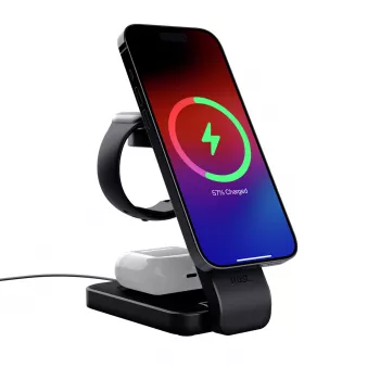 Trust Viro ausinės, laisvų rankų įranga, išmanusis telefonas, išmanusis laikrodis Juoda USB belaidis įkrovimas