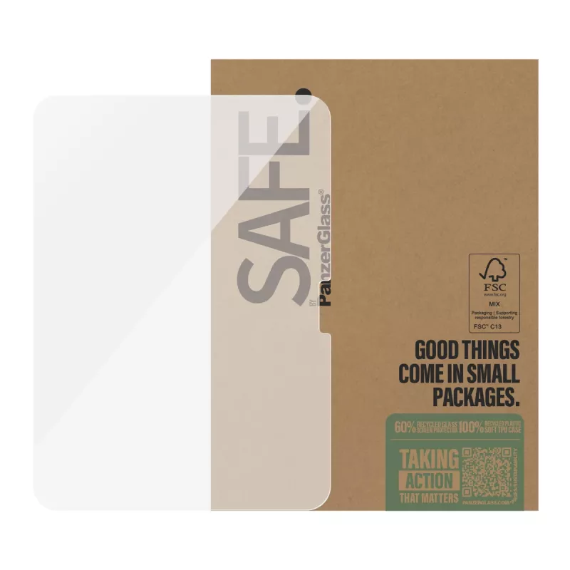 PanzerGlass SAFE. by ® ekrano apsauga iPad Air 11'' (2024-2026) | iPad 11 col. (2025-2026) | iPad 10.9'' (2022) | Ultra-Wide Fit | Didmeninė pakuotė