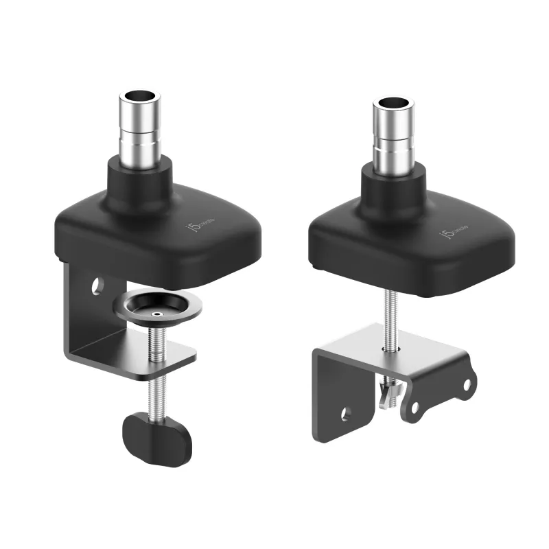 j5create JTSA101 Ergonominis monitoriaus laikiklis Juodas Spaustuvas/Grommet 8 kg 17–32 col.