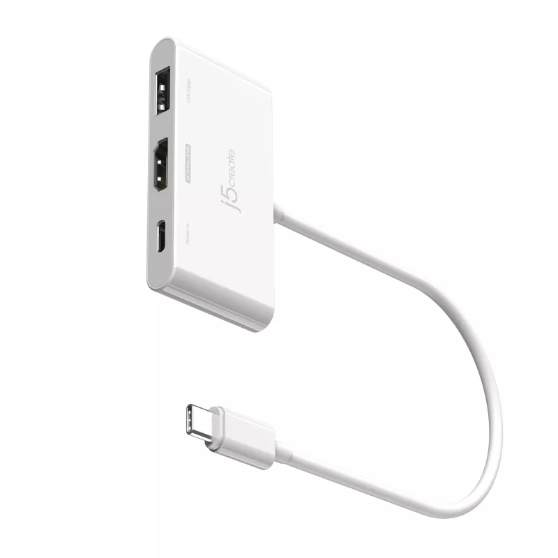 j5create JCA399 USB-C® į HDMI™ 4K144Hz ir USB™ 3.2 su 100W įkrovimu, juoda