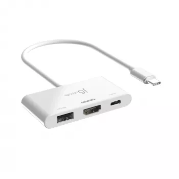 j5create JCA399 USB-C® į HDMI™ 4K144Hz ir USB™ 3.2 su 100W įkrovimu, juoda