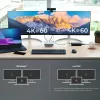 j5create JCDS337 USB-C® dviejų 4K garsiakalbio dokas Pro, juodas