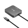 j5create JCD3191 4K60 Elite USB-C® kelioninis adapteris, juodas