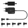 j5create JUP1565DC 67W GaN PD USB-C® mini įkroviklis su 6 tipų nuolatinės srovės jungtimis-EU, juodas