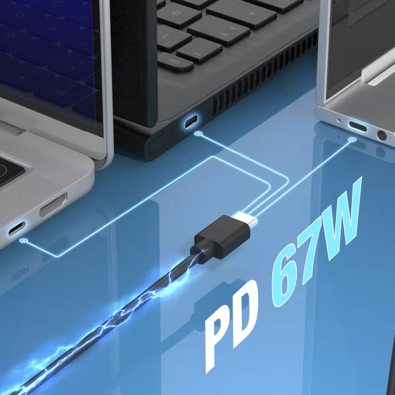 j5create JUP1565DC 67W GaN PD USB-C® mini įkroviklis su 6 tipų nuolatinės srovės jungtimis-EU, juodas