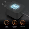 j5create JUP1565DC 67W GaN PD USB-C® mini įkroviklis su 6 tipų nuolatinės srovės jungtimis-EU, juodas