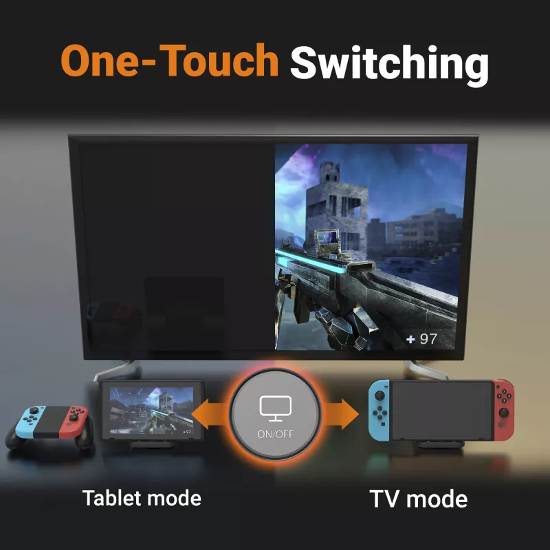 j5create JCD620 Mini dokinė stotelė Nintendo Switch™, juoda