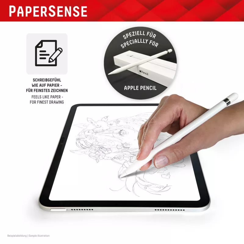 Displex TABLET PAPERSENSE, skirtas iPad Pro 11'' (2025/2024), nuimama rašymo ar piešimo plėvelė su popieriaus pojūčiu