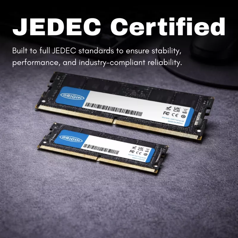 Origin Storage 32GB DDR5 5600MHz SODIMM 1Rx8 Non-ECC 1.1V, 32 GB, 1 x 32 GB, DDR5, 5600 MHz, 262-pin SO-DIMM