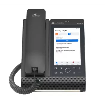 AudioCodes Teams C470HD Total Touch IP telefonas PoE GbE su integruotu BT ir dviejų juostų „Wi-Fi“