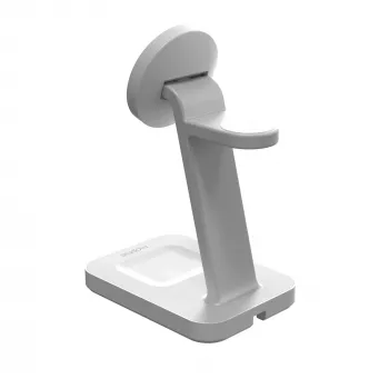 mophie Snap+ 3-in-1 Wireless Charge Stand Ausinės, Išmanusis telefonas, Išmanusis laikrodis Balta USB Belaidis įkrovimas Greitasis įkrovimas Vidaus