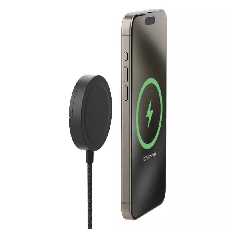 mophie Qi2 Magnetinis Kroviklis Išmaniajam Telefonui Juodas USB Belaidis Įkrovimas Greitasis Įkrovimas Vidaus