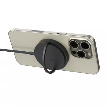 mophie Qi2 Magnetinis Kroviklis Išmaniajam Telefonui Juodas USB Belaidis Įkrovimas Greitasis Įkrovimas Vidaus