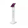 Multimedijos grindų stovas Compulocks Universal Tablet Cling Brandable Floor Stand White Steel universalus planšetės laikiklis