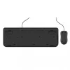 Incase Designed by Microsoft Wired Desktop 600 klaviatūra Pridedama pelė Universali USB QWERTY Vokiška Juoda