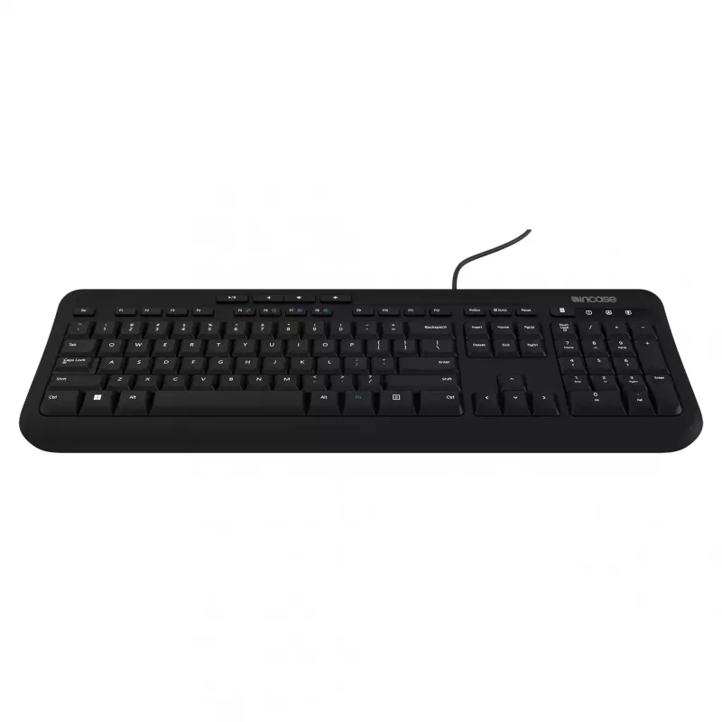 Laidinė pilno dydžio klaviatūra Incase Designed by Microsoft Wired 600 — USB, QWERTY, UK English, juoda