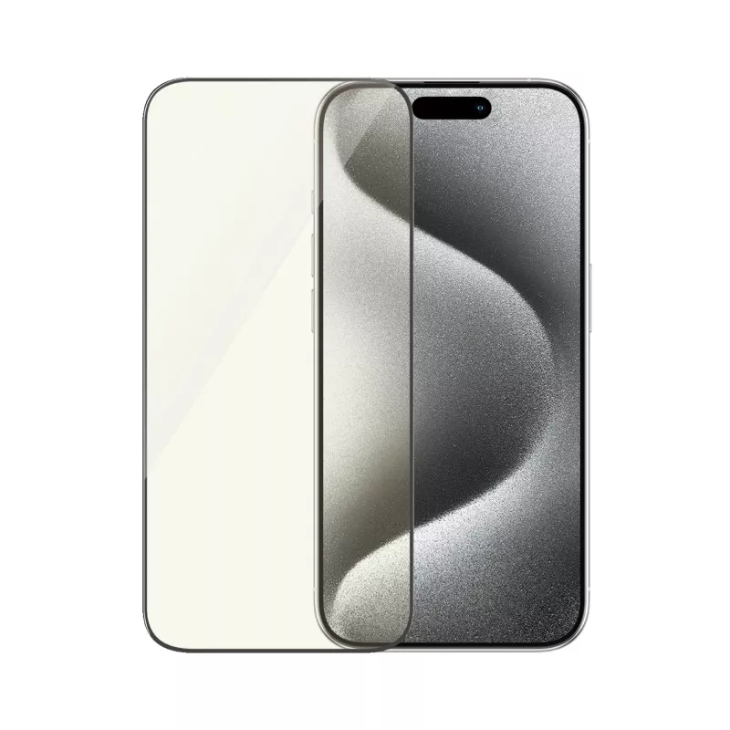 PanzerGlass EyeCare ekrano apsauga iPhone 15 Pro Ultra-Wide Fit atspari smūgiams