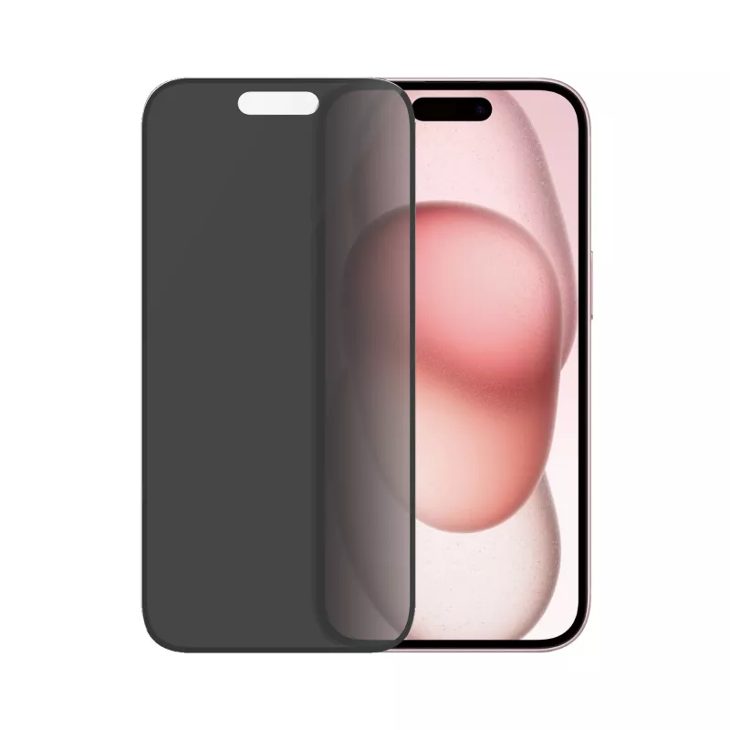 PanzerGlass Privatumo ekrano apsauga iPhone 15 Ultra-Wide Fit atspari smūgiams