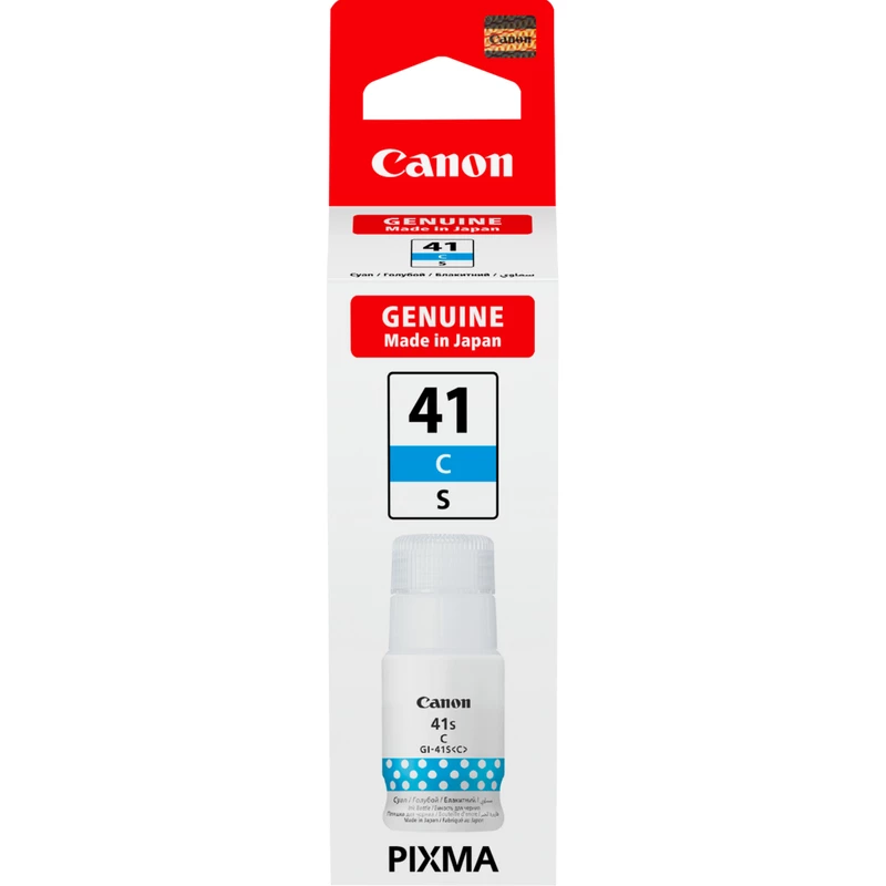 Rašalo kasetė Canon GI-41S C Originali žalsvai mėlyna 40ml 4400 puslapių
