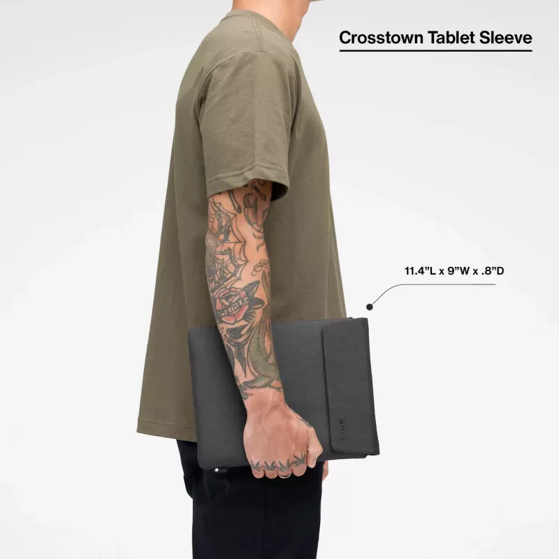 Planšetės dėklas Incase Crosstown Sleeve 11 colių planšetei, juodas