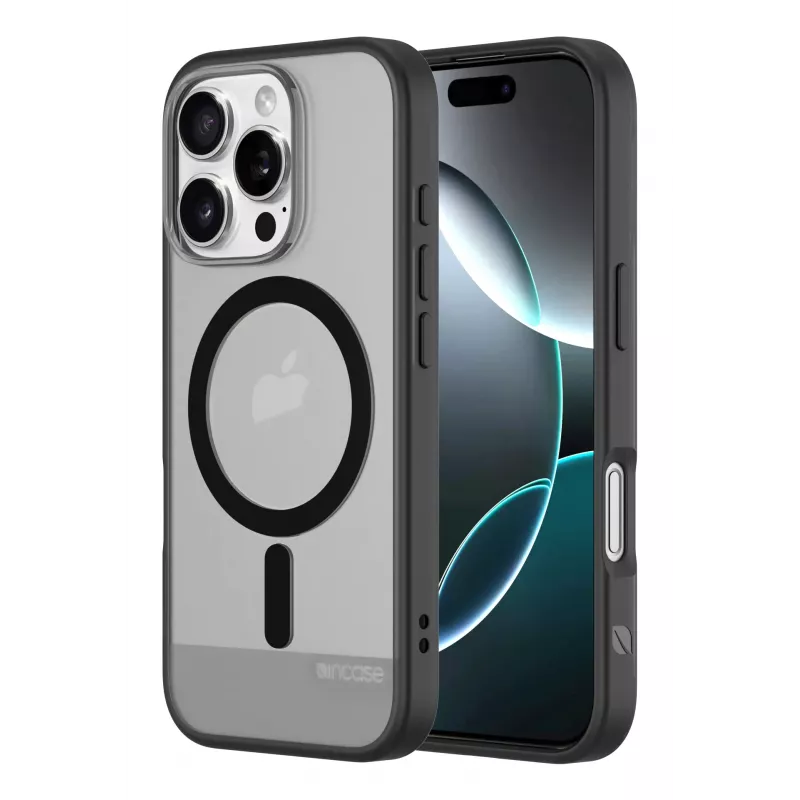 Incase INPH190402-BLK mobiliojo telefono dėklas 16 cm (6,3 col.) Dangtelis Juoda, permatoma
