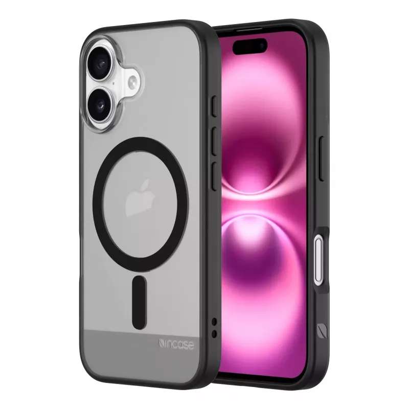 Incase INPH190401-BLK mobiliojo telefono dėklas 15,5 cm (6,1 colio) Užvalkalas Juoda, permatoma