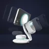 j5create Qi2 3-in-1 Magnetinis Sulankstomas Belaidis Įkrovimo Stotelė Vidaus USB Išmanusis Laikrodis Ausinės Išmanusis Telefonas