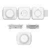j5create Qi2 3-in-1 Magnetinė Kelioninė Belaidė Įkrovimo Stotelė USB Greitas Įkrovimas Balta