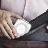 j5create Qi2 3-in-1 Magnetinė Kelioninė Belaidė Įkrovimo Stotelė USB Greitas Įkrovimas Balta