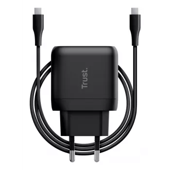 TRUST USB-C įkroviklis MAXO 45W GaN – 45 W USB-C greitasis įkroviklis
