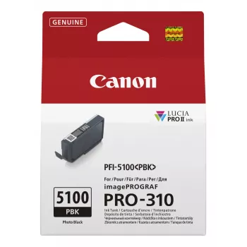 Canon PFI-5100 PBK rašalo kasetė 1 vnt. Originali Photo Juoda