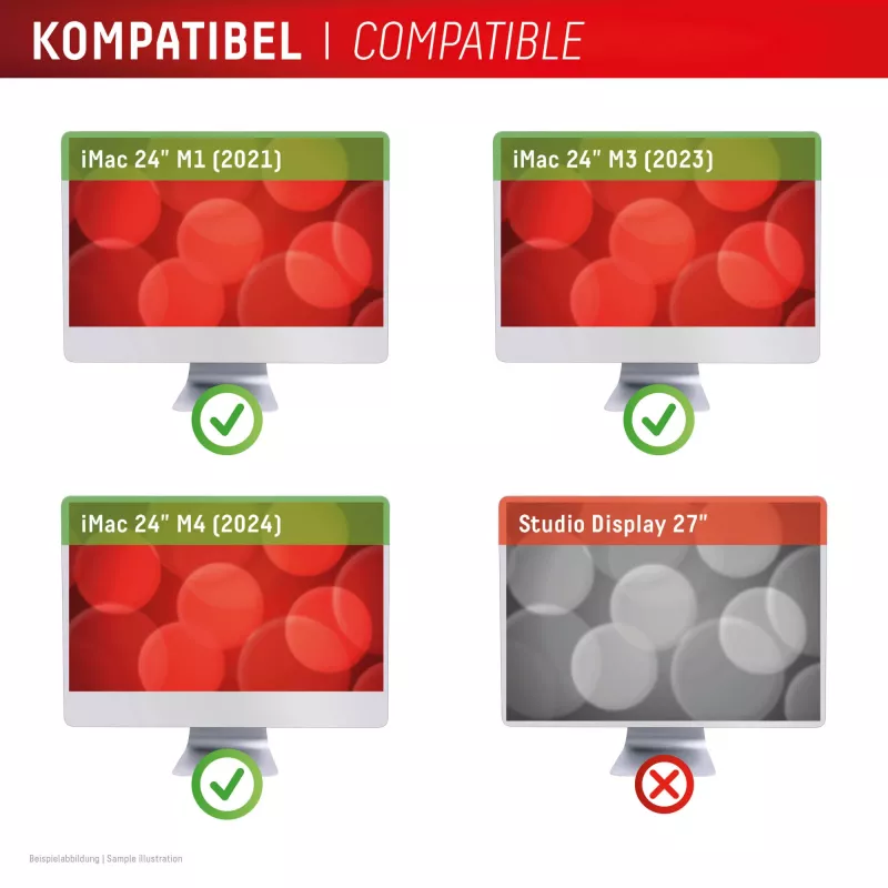 Displex PRIVACY SAFE nuimamas dvipusis privatumo filtras, skirtas iMac 24 colių M1 (2021) / M3 (2023) / M4 (2024)