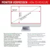 Displex PRIVACY SAFE nuimamas dvipusis privatumo filtras, skirtas iMac 24 colių M1 (2021) / M3 (2023) / M4 (2024)