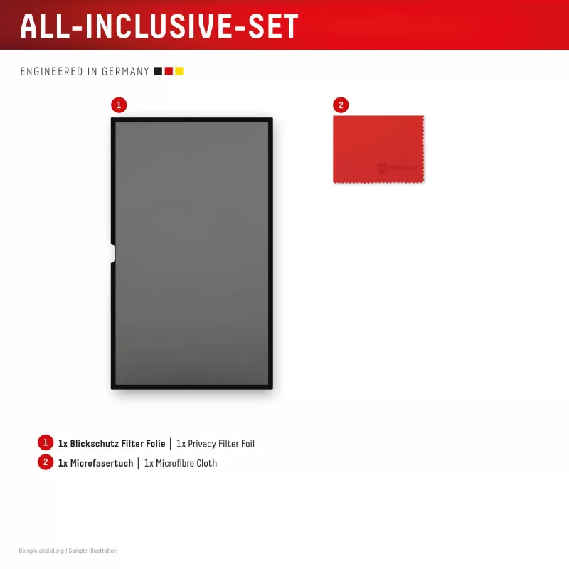 Displex PRIVACY SAFE nuimamas dvipusis privatumo filtras, skirtas iMac 24 colių M1 (2021) / M3 (2023) / M4 (2024)