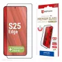 Displex Premium ekrano apsauga (visas dengimas, 10H), skirta Samsung Galaxy S25 Edge, Eco montavimo rėmelis, visas dengimas