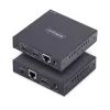 StarTech.com HDMI KVM ilgiklis per IP tinklą, 4K 60Hz, nereikalaujantis tvarkyklių, HDMI ir USB per Ethernet/CAT6, AVoIP, siųstuvo ir imtuvo rinkinys, įskaitant montavimo rinkinius