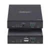 StarTech.com HDMI KVM ilgiklis per IP tinklą, 4K 60Hz, nereikalaujantis tvarkyklių, HDMI ir USB per Ethernet/CAT6, AVoIP, siųstuvo ir imtuvo rinkinys, įskaitant montavimo rinkinius
