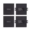 StarTech.com HDMI KVM ilgiklis per IP tinklą, 4K 60Hz, nereikalaujantis tvarkyklių, HDMI ir USB per Ethernet/CAT6, AVoIP, siųstuvo ir imtuvo rinkinys, įskaitant montavimo rinkinius