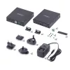 StarTech.com HDMI KVM ilgiklis per IP tinklą, 4K 60Hz, nereikalaujantis tvarkyklių, HDMI ir USB per Ethernet/CAT6, AVoIP, siųstuvo ir imtuvo rinkinys, įskaitant montavimo rinkinius
